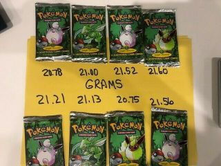 8 - 1999 Pokemon Jungle Booster Packs Factory - 1st edition 3