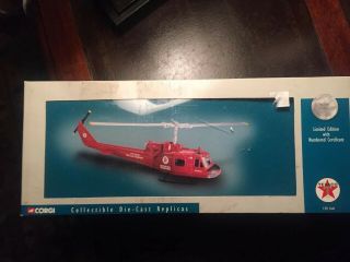 Corgi Limited Edition 1:50 Scale Texaco Huey Iroquois Texas Pipeline Helicopter