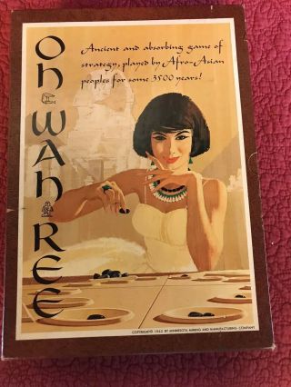 Vintage Oh - Wah - Ree 1962 3m Bookshelf Game,  Board Game,  Complete,