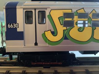 Mth Railking R17 Nyc York City Mta Subway Non - Power Graffiti Passenger Train