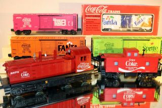 1974 Lionel / K - Line 6 Car Coca - Cola Coke Train Set 6 - 1463 & Running