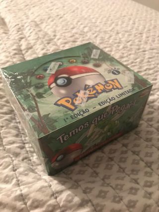 Pokemon Jungle Booster Box 1st Edition - Portuguese - 36 Wotc Packs