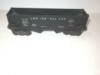 Lionel Post - War - 6456 Lehigh Valley Hopper - D/c Trucks - 0/027 - Fair - H8