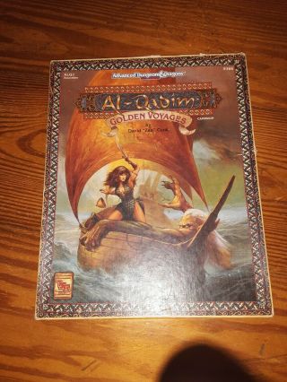 Alq1 Golden Voyages Near (9366 Al - Qadim Ad&d 2nd Ed.  Campaign Box Set Tsr)