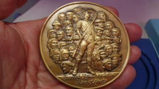 1991 Bill Of Rights Us Capitol Historical Society Medal Medallic Art Co.  Bronze