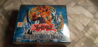 Yugioh 1st Edition Legend Of Blue Eyes White Dragon Booster Box,  See Descr.