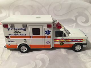 Code 3 Pittsburgh Paramedic Rescue Medic 1 Die Cast Limited Edition Collectible