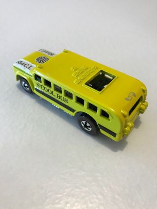 Hot Wheels Yellow Vintage S Cool Bus Red Lines Blister Pull Funny Car