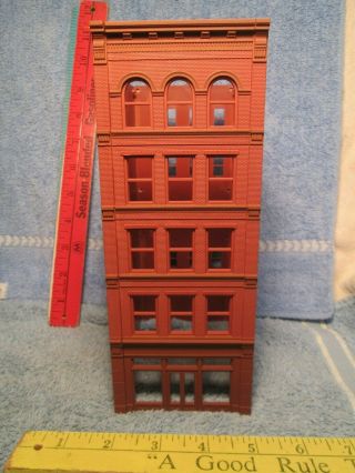 Vtg Ho Scale Five Story Store Front Building 5.  1 " By 3.  5 " Unmarked Heavy Nr