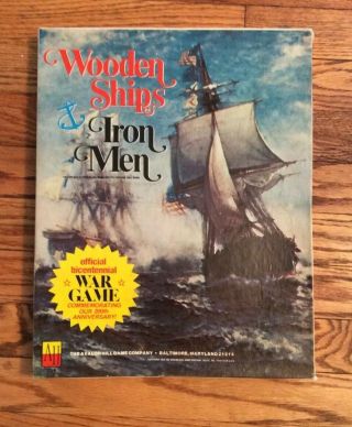 Wooden Ships & Iron Men - Avalon Hill Game Unpunched
