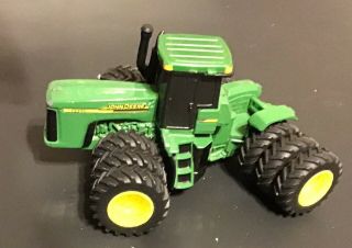 Ertl John Deere 9420 Toy Tractor With Triples 1/64 Scale With Tire Pivot