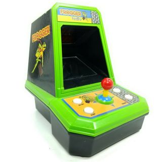 Frogger Tabletop Arcade Video Game By Excalibur Electronics 2005 Konami 1981