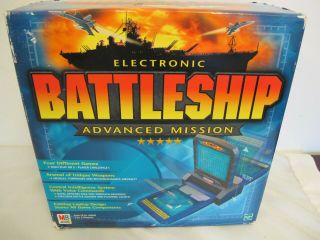 Electronic Battleship Advanced Mission Talking Game Milton Bradley 2000