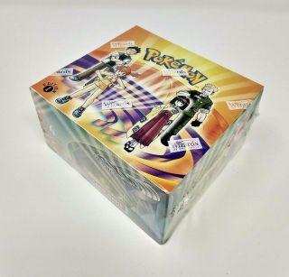 Pokemon Gym Heroes 1st Edition Factory Booster Box 3