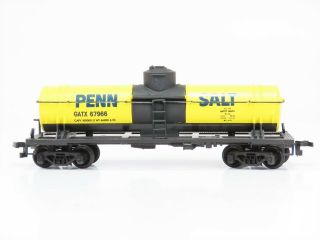 Ho Scale Mantua Gatx Penn Salt Single Dome Tank Car 67966 Rtr Model Train