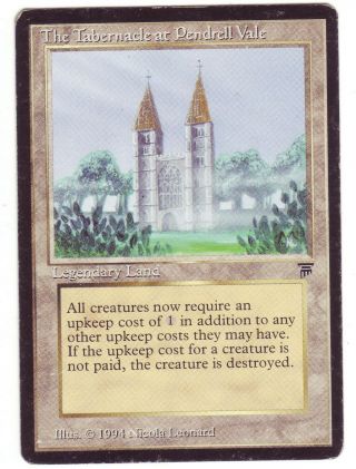 The Tabernacle At Pendrell Vale Mtg Magic The Gathering Legends 1994 Vintage Mp