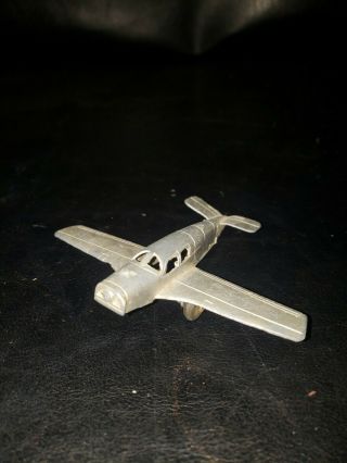 Vintage 1950s Tootsietoy Beechcraft Bonanza Airplane Aircraft Toy 3 1/2 " Long