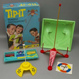1965 Ideal Games No.  2435 - 6 Tip - It The Wackiest Balancing Game