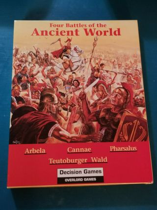 Decision Games - Four Battles Of The Ancient World Partial Punched Complete