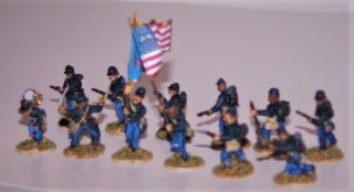 25mm Acw Union 2nd Wisconsin Infantry Regiment