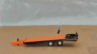 First Gear 1/50 orange/black beaver tail equipment trailer 2