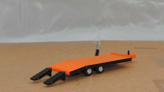 First Gear 1/50 orange/black beaver tail equipment trailer 3