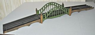 Lionel Prewar 101 Standard Gauge Bridge With 2 Approaches And Tracks