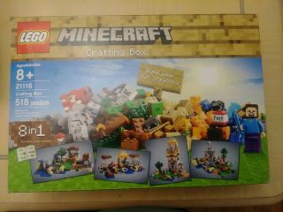 Lego Minecraft Crafting Box 21116 100 Complete