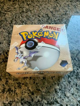 Pokemon Fossil Booster Box (in Plastic Wrap) - Sharp Corners