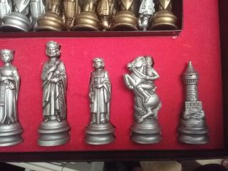 Renaissance Chessmen E.  S.  Lowe Chess complete set Anri Vintage 2