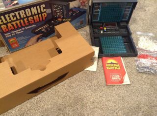 Milton Bradley Electronic Battleship Game 1982 Complete Vintage