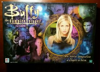 Buffy The Vampire Slayer: The Board Game,  2000,  Hasbro Milton Bradley Complete