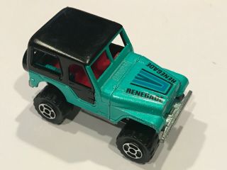 Majorette Jeep 4x4 Blue Wrangler Renegade Hard Top 244 Hot Wheels Matchbox