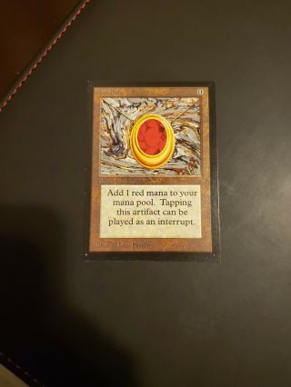 Mox Ruby Mtg Ce,  Power 9,  Near Mint/never Played