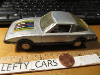 Tootsietoy Silver&blk Mazda Rx - 7 3015 - Dioramas For Part 