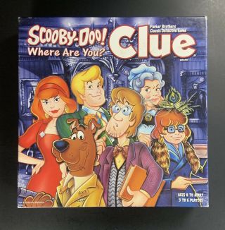 Scooby Doo Where Are You Clue Vintage Board Game 100 Complete 2002