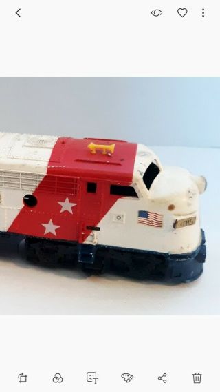 Ho Train Spirit Of 1776 Train Engine Red White And Blue
