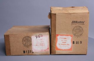 American Flyer S Gauge Postwar Accessory Empty Boxes: 758a & 770/box