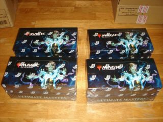Magic The Gathering Mtg Ultimate Masters Booster Boxes Case Of 4