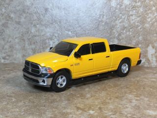 1/64 Custom Greenlight Dodge Ram 1500 Pickup Truck Yellow Work Truck
