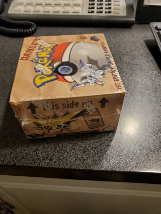 Pokémon Fossil 1st Edition Booster Box (36 packs) 2