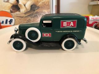 Ertl B - A The British American Oil Company 1932 Ford Delivery Bank W/key/no Box