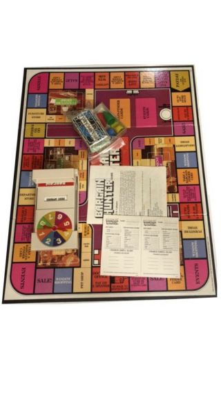Vintage 1981 Mb Bargain Hunter Board Game 100 Complete Milton Bradley Shopping