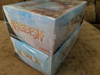 2x Magic The Gathering Kaladesh Booster BOXES 3