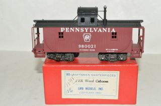 Ho Scale Lmb Models Brass Pennsylvania Rr N6b Wood Caboose Car Train