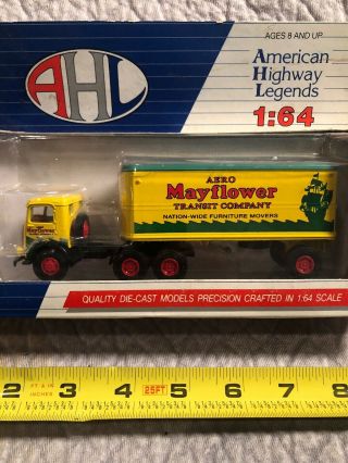 AHL American Highway Legends 1:64 Mayflower Semi Trailer Truck 2