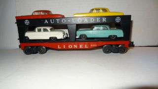 Vintage 1950s Lionel Post War Evans Auto Loader 6414 W/4 Cars