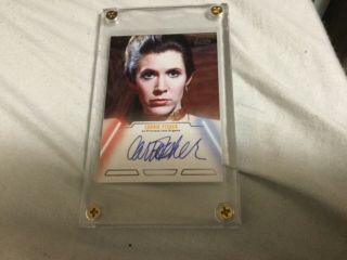 2013 Star Wars Jedi Legacy Carrie Fisher As Princess Leia Organa Auto Card