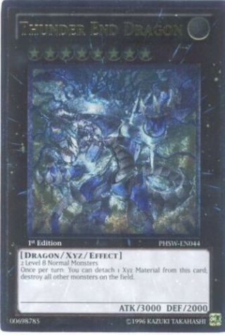 Yugioh Thunder End Dragon - Phsw - En044 - Ultimate Rare - Unlimited Edition Light