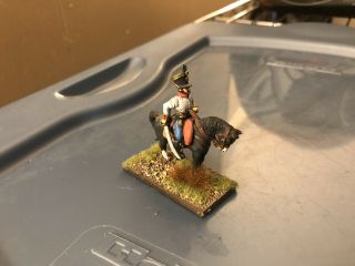 28mm Napoleonic Austrian 25th Officer Mounted Colors